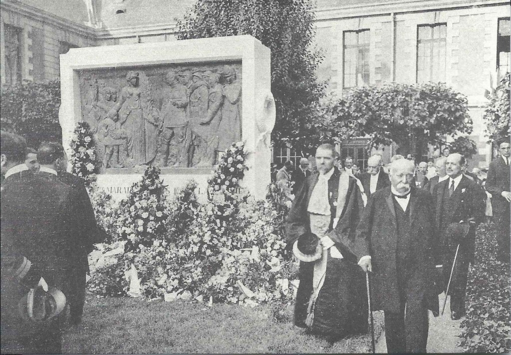 Georges Clemenceau en visite au lycée le 27 mai 1922