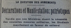 Le Populaire, 11 mars 1913