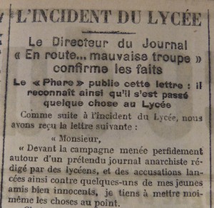 L'Espérance du Peuple, 6 février 1913