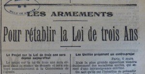 Le Populaire, 7 mars 1913