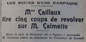 Le Populaire, 18 mars 1914