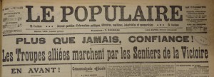 Le Populaire du jeudi 10 septembre 1914