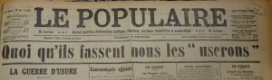 Le Populaire du 8 octobre 1914