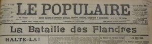 Le Populaire du 20 octobre 1914