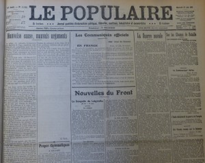 Le Populaire du 23 juin 1915                                        